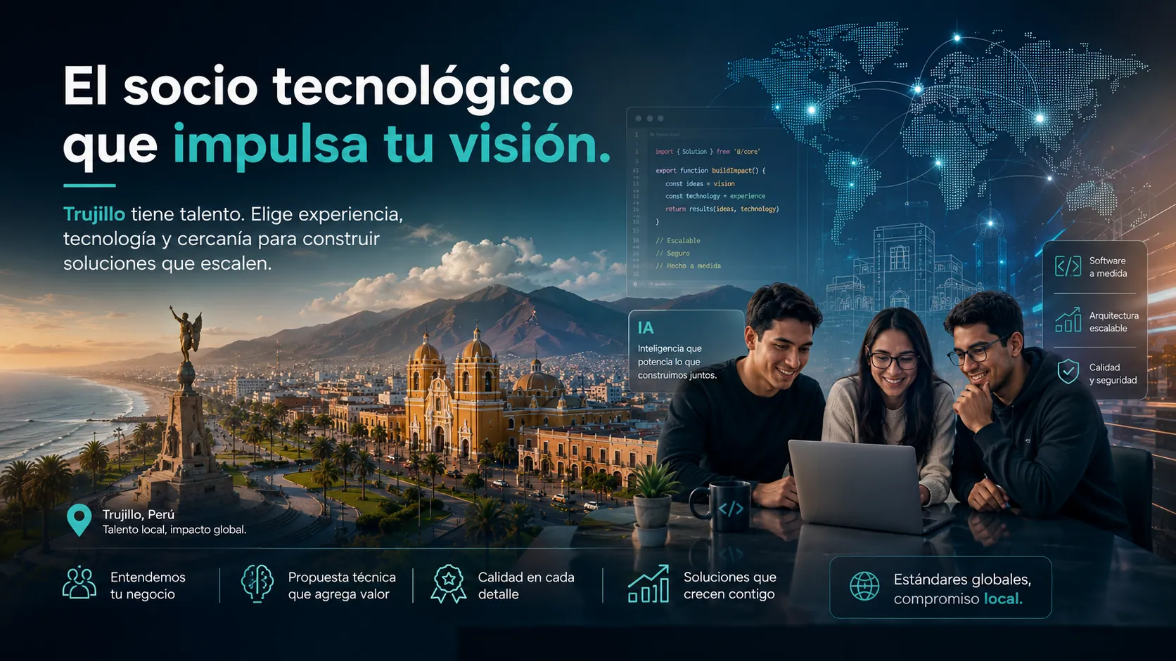 Desarrollo de software en Trujillo: cómo elegir una empresa tecnológica para tu negocio