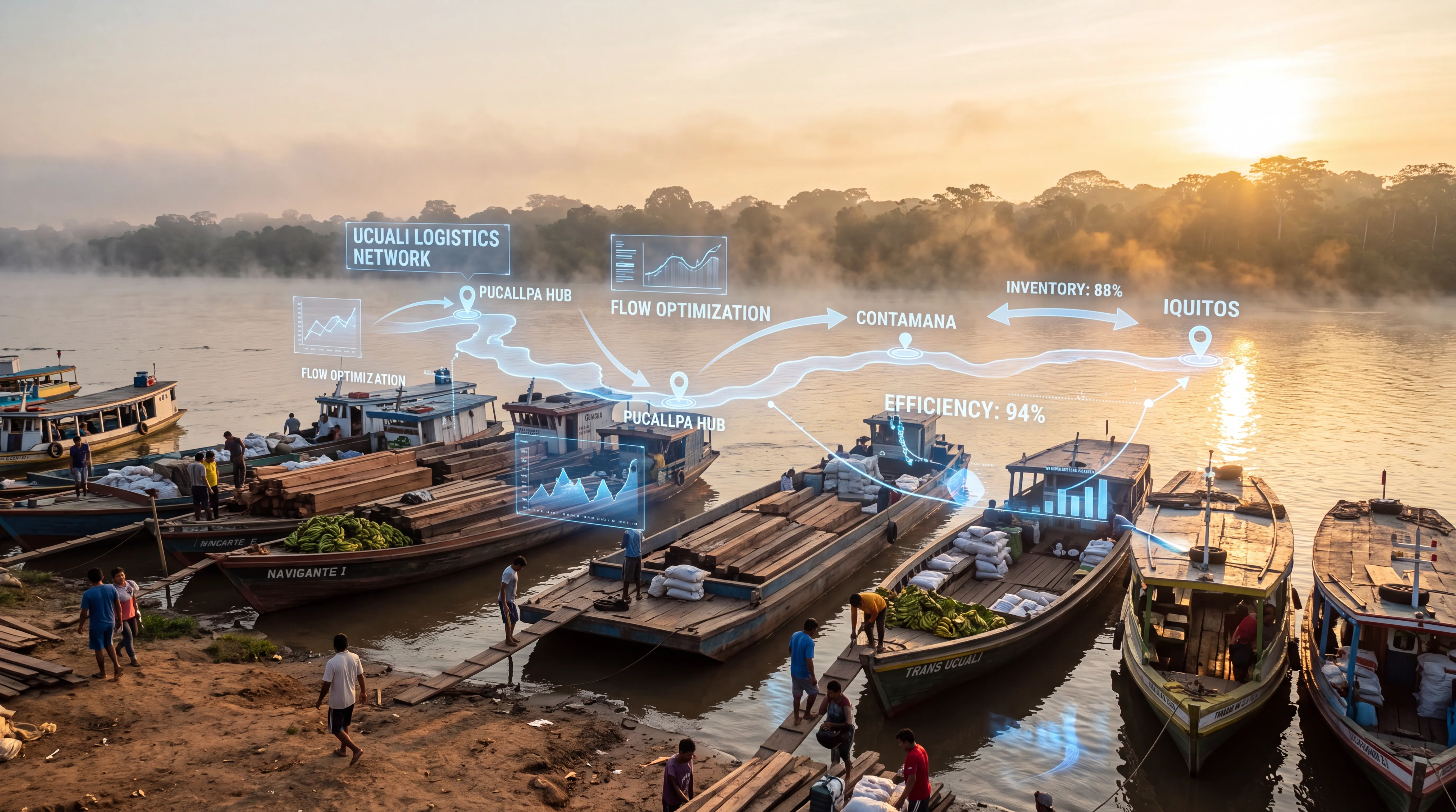 Logística amazónica y automatización en Pucallpa: optimizando la cadena de suministro con tecnología